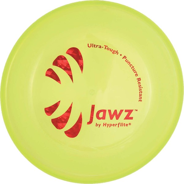 Hyperflite Jawz Dog Flying Disc - World's Toughest Training Dog Toy. Best Competition Flying Disc Toy for Pets, Puncture Resistant - 8.75 Inch