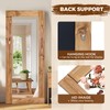 ABSWHLM Full Length Mirror 58"x24" – Solid Wood Frame, HD