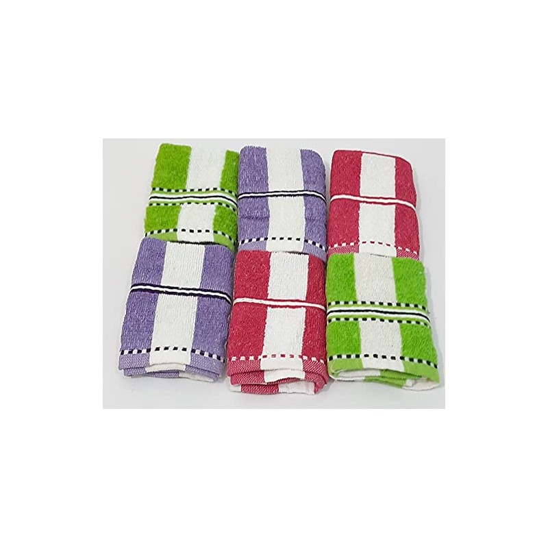 Khillayox Women's Cotton Face Towel Pure Cotton Multicolor (6)