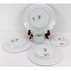 Noritake Vintage Noritake White Scapes 5 Piece Place Settings #4061