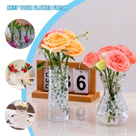 ORIKASO 140,000 Purple Beads for Vases, Vase Filler Beads for Making Pearls Candles Centerpiece, Floral Arrangement Decor, Wedding Centerpiece, Soilless Planting. Only for Adult Use