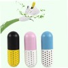 KOMBIUDA 2pcs Capsule Shaped Deodorizer for Shoes Moisture Absorbing Agent