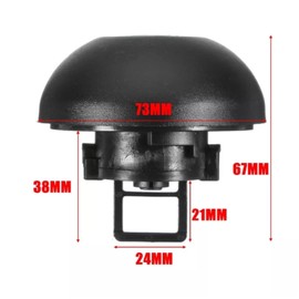 Bohaner Fuel Cap Fuel Tank Cap with Lock and 2 Keys Fuel Cap for Renault Master II, Clio, Kangoo, Trafic, for Petrol and Diesel Vehicles 7701471585