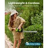 20'' Hedge Trimmer Cordless with Battery, 3000RPM Electric Handheld Bush