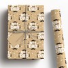 Vnaaem Kraft Fathers Day Wrapping Paper Roll for Dad Men