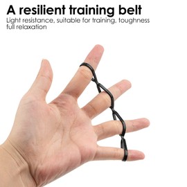 Musiin Finger Exerciser for All Instruments Adjustable Tension Dexterity Improvement Grip Strength Trainer Guitar Finger Exerciser to Increase Speed 5 Packs