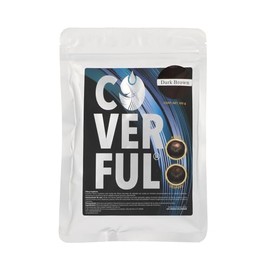 Fibra Capilar Coverful Premium 100 Gramos Para Cubrir Calvicie, Canas y Dar Volumen Al Cabello (Cafe oscuro)