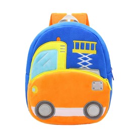QUINTRA Cute Backpack Digger Backpack Plush Backpack for 2 to 4 Year Old Boys and Girls Nursery Backpacks Girls 3, K, One Size