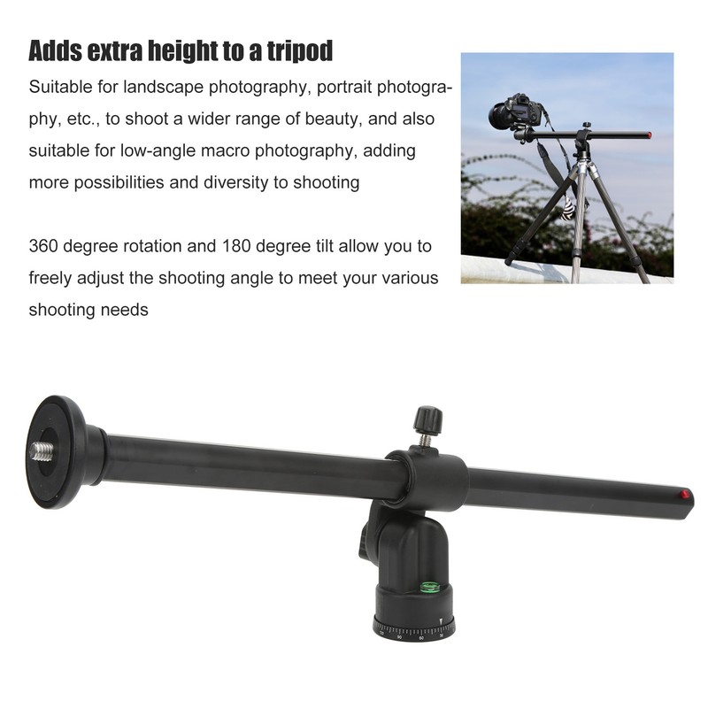 Tripod Extension Arm Overhead Shooting Extension Rod Tripod Center Column