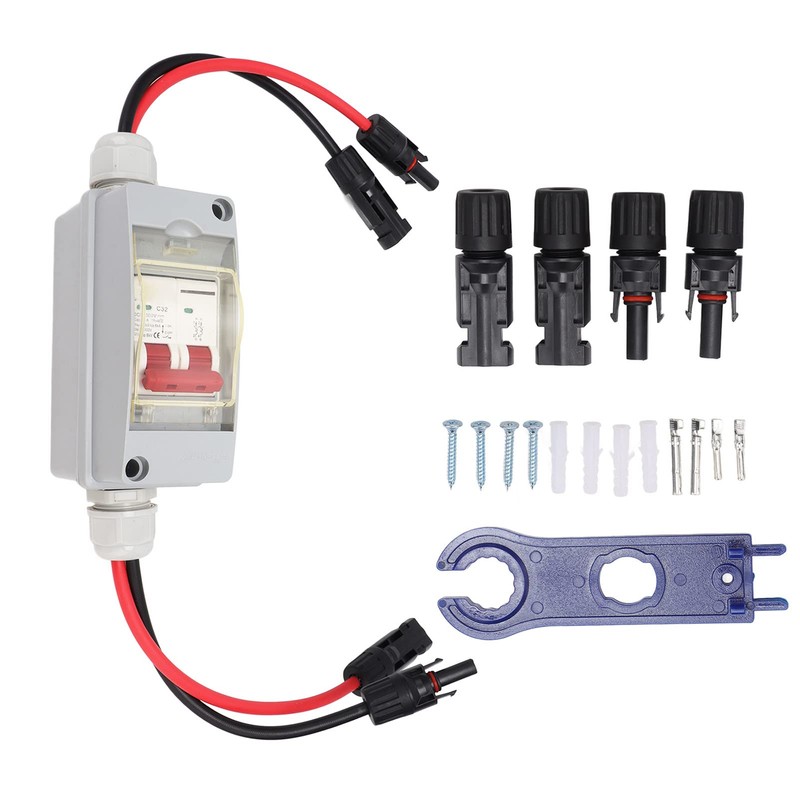 Circuit Breaker, 32A DC 500V 2 Pole Circuit Breaker Protector