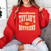 Olive Loves Apple Go Taylor's Boyfriend Funny Chiefs Sweatshirt for