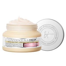 It Cosmetics Confidence in a Cream - Crema Hidratante Facial Antiedad, 48H de Hidratacin Facial, Reduce Visiblemente las Lneas de Expresin Finas con  