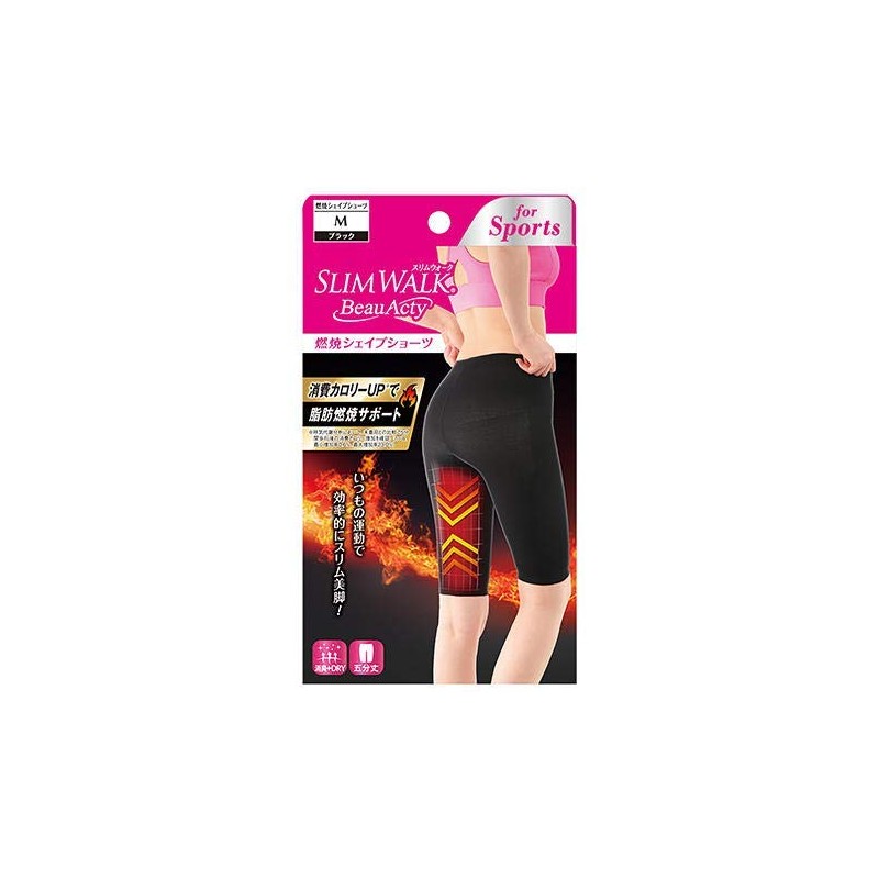 [Set of 2] Slimwalk Beau-Acty Burning Shape Shorts M Size