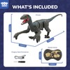 STEAM Life Remote Control Velociraptor Dinosaur Toy for Kids –