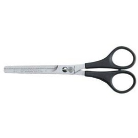 Kiepe 201 Professional Thinning Scissors with 28 Teeth, Half Sided Toothing, Plastic Handle, 6 Inch