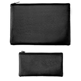 QWORK® Set of 2 Fireproof Document Bags, Safe Fireproof Waterproof Money Bag Container for A4 Document Passport Cash Bank Card Jewellery Valuables