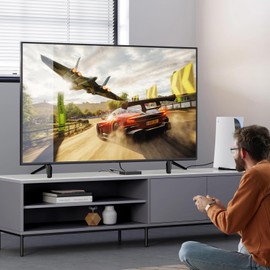 MINISOISO Universal TV Stand TV Stand TV Stand for LED LCD 32-55 Inch TV, Universal TV Stand TV Stand TV Stand with Screw Set ABS Material Black