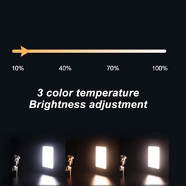 LED Selfie Light Portable Clip for Phone Art Photography Lighting Rechargeable 3100mAh 3 Light Modes Camera Lighting LED Fill Light