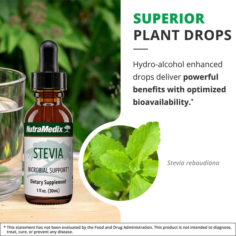 NutraMedix Sweet Leaf Stevia Liquid Drops - Sugar Free Sweetener