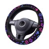 Paw Print Steering Wheel Cover for Women, Universal Auto Steering