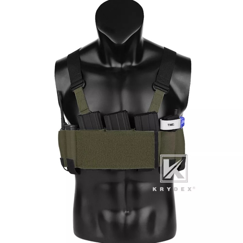 KRYDEX Concealed Carry Low-Vis Ready Chest Rig Elastic Cummerbund Ranger