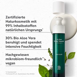 M. Asam Beauty Naturals 24H Fluid (50 ml) - Protects & Nourishes Sensitive Skin, Tightens & Provides More Elasticity, Certified Natural Cosmetics in Sustainable Packaging, Vegan Face Care