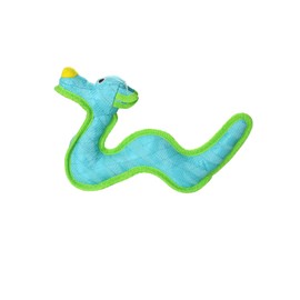 DURA FORCE - Durable Woven Fiber - Dragon - Squeakers - Multiple Layers. Made Durable, Strong & Tough. Interactive Play Dog Toy (Tug, Toss & Fetch). Machine Washable and It Floats. (Blue)