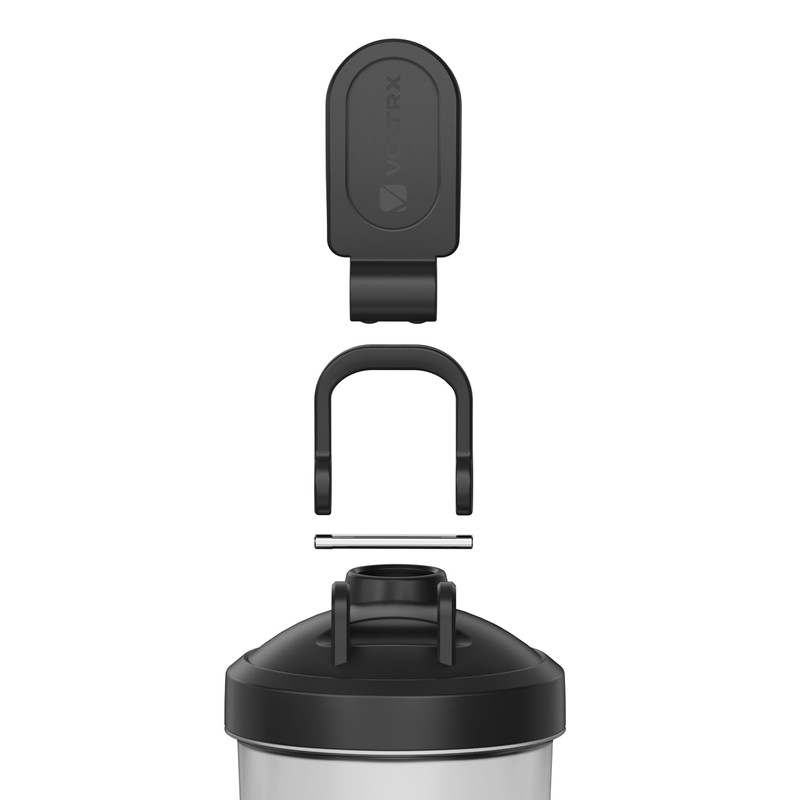 VOLTRX VortexBoost Electric Shaker Bottle, USB C Rechargeable Protein Shake