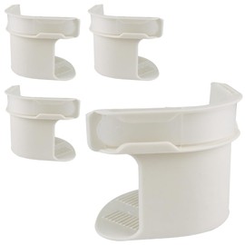 Nasmate 4 Pcs Bed Sheet Clips Anti Slip Anti Slip Non Slip Universal Hotel Bed Make (White)