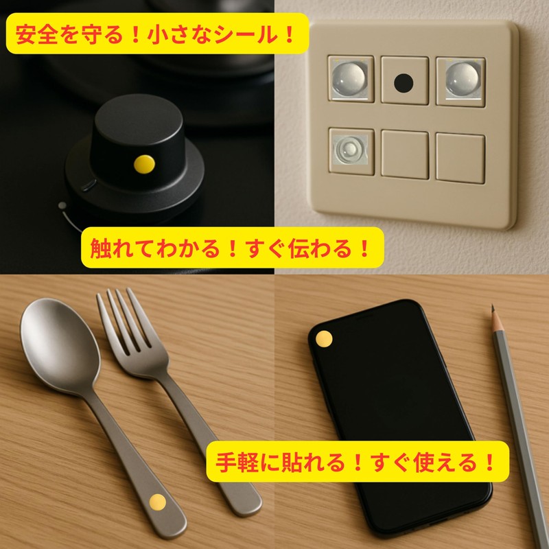 Visually Impaired Goods Button Sticker Sticker Braille Induction Marker