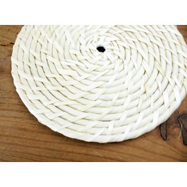 Takenosei 34410L Rattan Pot Type, Round, Large, Diameter 7.3 x 0.1 inches (18.5 x 0.4 cm)