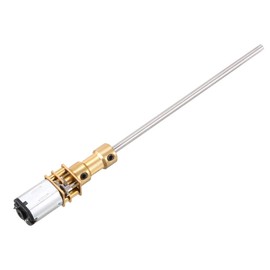 uxcell Long Axis N20 Gear Notor Miniature DC Motor 12V 1000RPM Motor Round Shaft Low Speed High Torque 3mm x 100mm