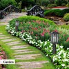 Solar Post Lights, Outdoor Post Lights Solar Powered, Waterproof Anti-Rust