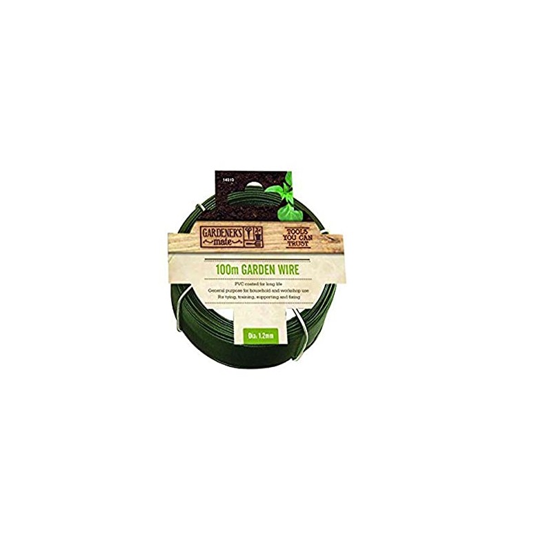 Gardman 14010 Garden Wire - General Purpose, Green, 100 m