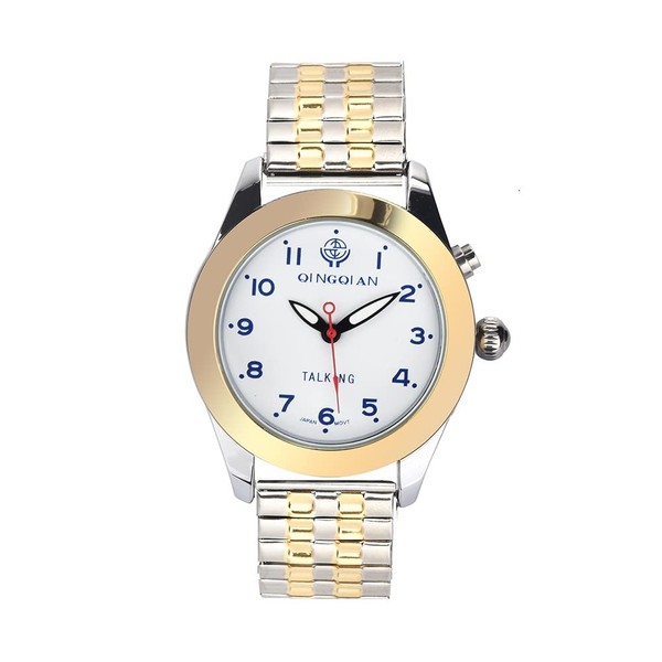 QINGQIAN English Talking Watch Suitable for The Elderly and Visually
