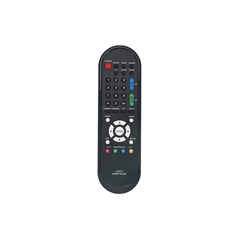 GA667WJSA - Mando a distancia de repuesto para televisores Sharp