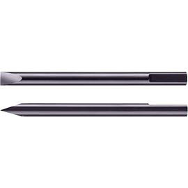 BERGEON 6899-T-100 2 Pcs Stainless Steel Replacement Blades for Watchmakers Screwdrivers Diameter 1.00 mm Black, black