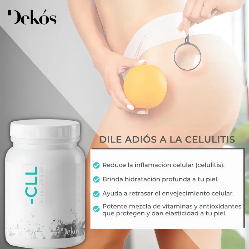Dekós Duo Siluete Incluye Cll Elimina Celulitis Sabor Naranja
