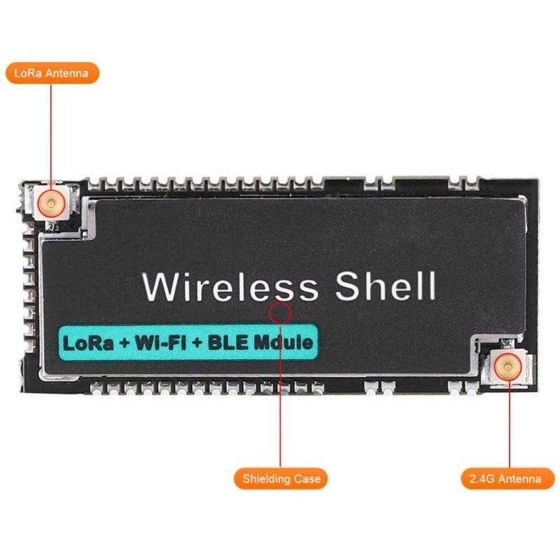 DollaTek 868/915MHz ESP32 Wireless Shell SX1276 LoRaWAN WiFi BLE Module