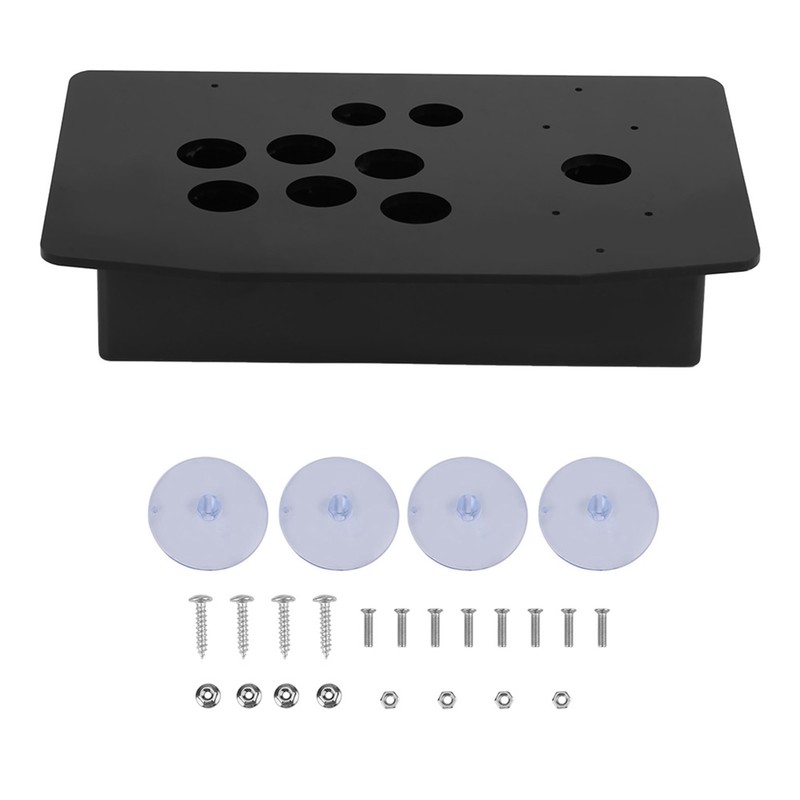 Black DIY Set Kits Acrylic Panel and Inclined Cases Replacement