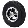 Wheelchair Wheel Replacement Solid PU Reinforced Aluminum Alloy Hub Walker