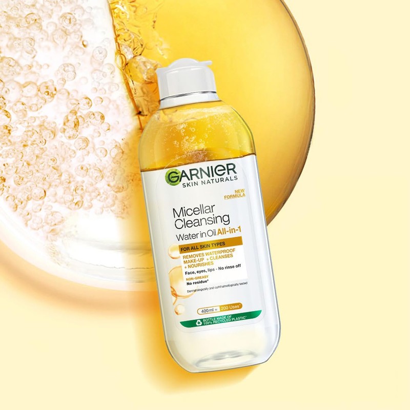 Garnier Skin Naturals, Micellar Oil-Infused Cleansing Water, 400ml