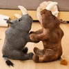 Cute Rhino Plush Toy Soft Plush Animal Doll Kids Toy