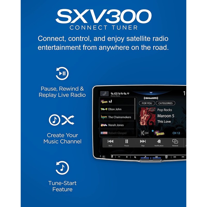 SIRIUS-XM SXV300V1 SiriusConnect(TM) - Sintonizador de vehículos, electrónica, suministros de