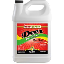 I Must Garden Deer Repellent Concentrate – 1 Gallon: Spice Scent Deer Spray for Plants – Natural Ingredients - Makes 10 Gallons, Covers 40,000 sq. ft.