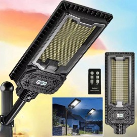 UMEXUS 6500K Commercial Solar Street Lights Outdoor Dusk to Dawn Solar Super Bright
