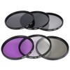 Andoer 72mm Lens Filter Kit UV+CPL+FLD+ND(ND2 ND4 ND8) with Carry