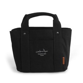 Style on Bag Mini Tote Bag, Women's Tote Bag, Canvas, 3 Compartments, Black