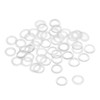 sourcing map Pack of 50 Nylon Washers M5 7.5 mm