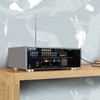 Bingfu FM Antenna 50cm 6 Sections Telescopic FM Radio Antenna